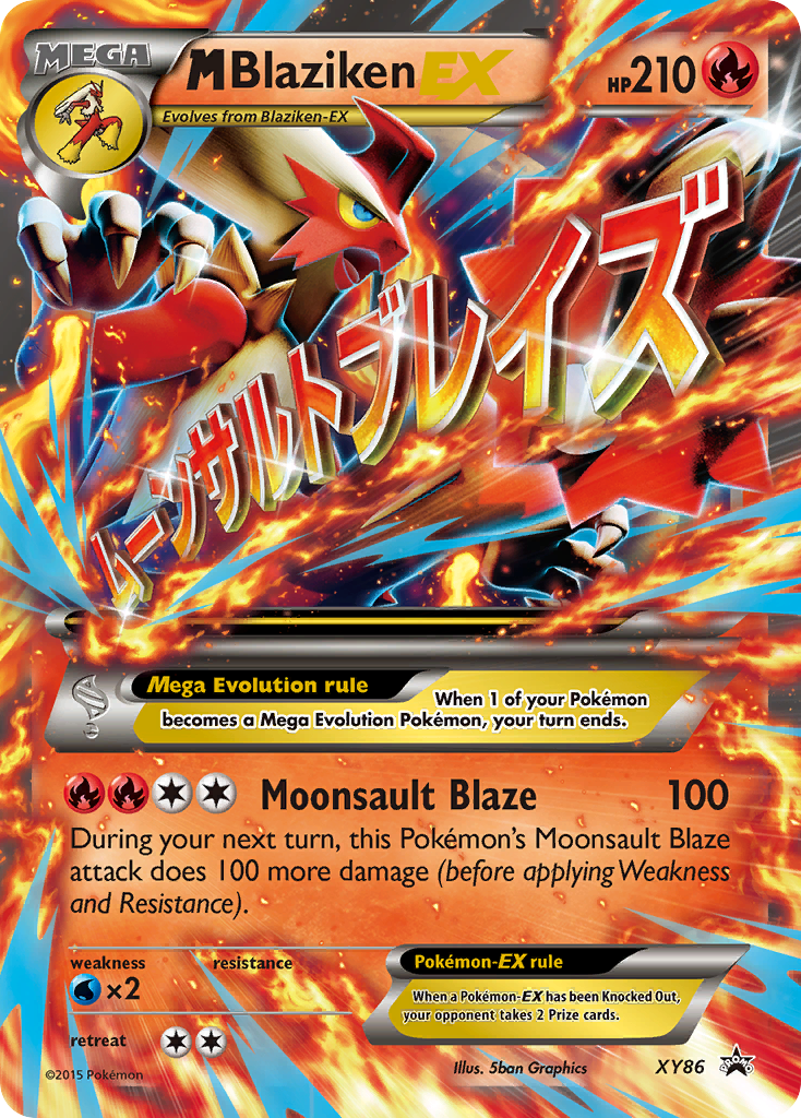 M Blaziken EX (XY86) [XY: Black Star Promos] | Mindsight Gaming