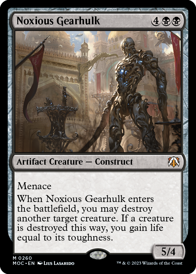 Noxious Gearhulk [March of the Machine Commander] | Mindsight Gaming