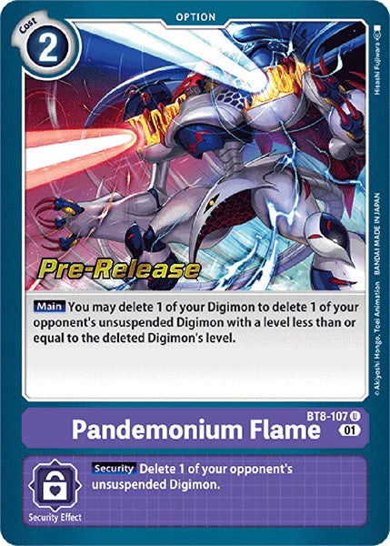 Pandemonium Flame [BT8-107] [New Awakening Pre-Release Cards] | Mindsight Gaming