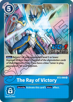 The Ray of Victory [BT2-096] (DC-1 Grand Prix) [Release Special Booster Promos] | Mindsight Gaming