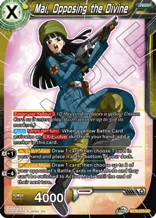 Mai, Opposing the Divine (BT16-073) [Realm of the Gods] | Mindsight Gaming