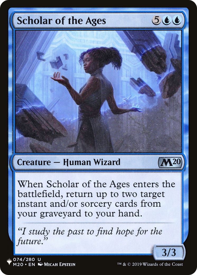 Scholar of the Ages [The List Reprints] | Mindsight Gaming