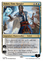 Teferi, Time Raveler (White Border) [Mystery Booster 2] | Mindsight Gaming