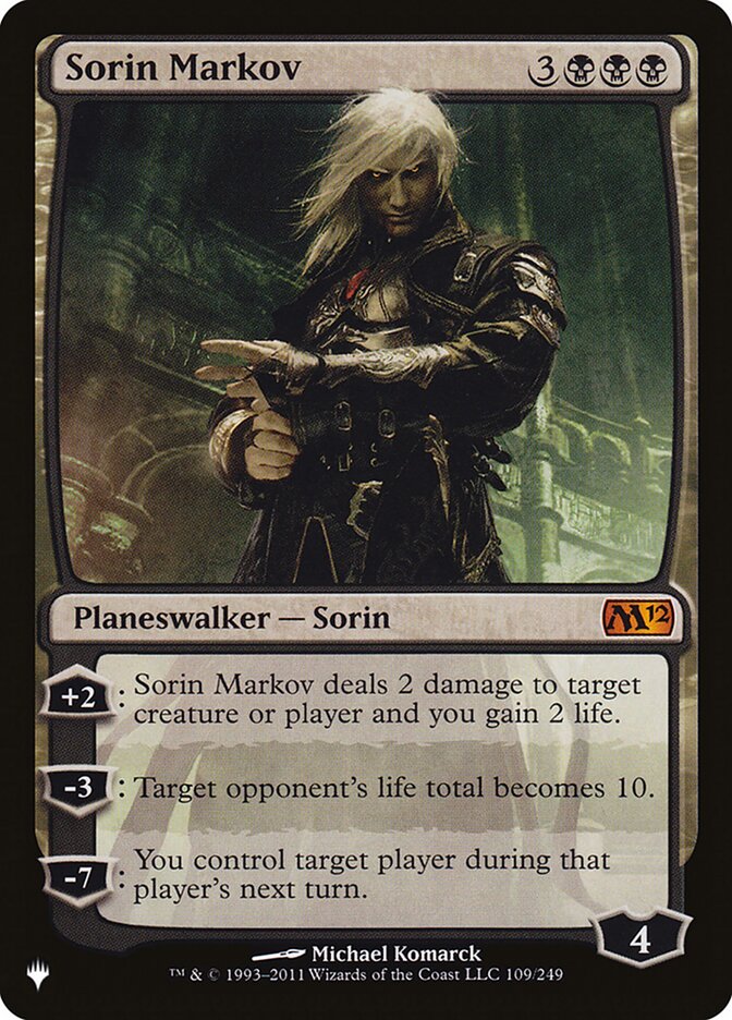 Sorin Markov [The List] | Mindsight Gaming