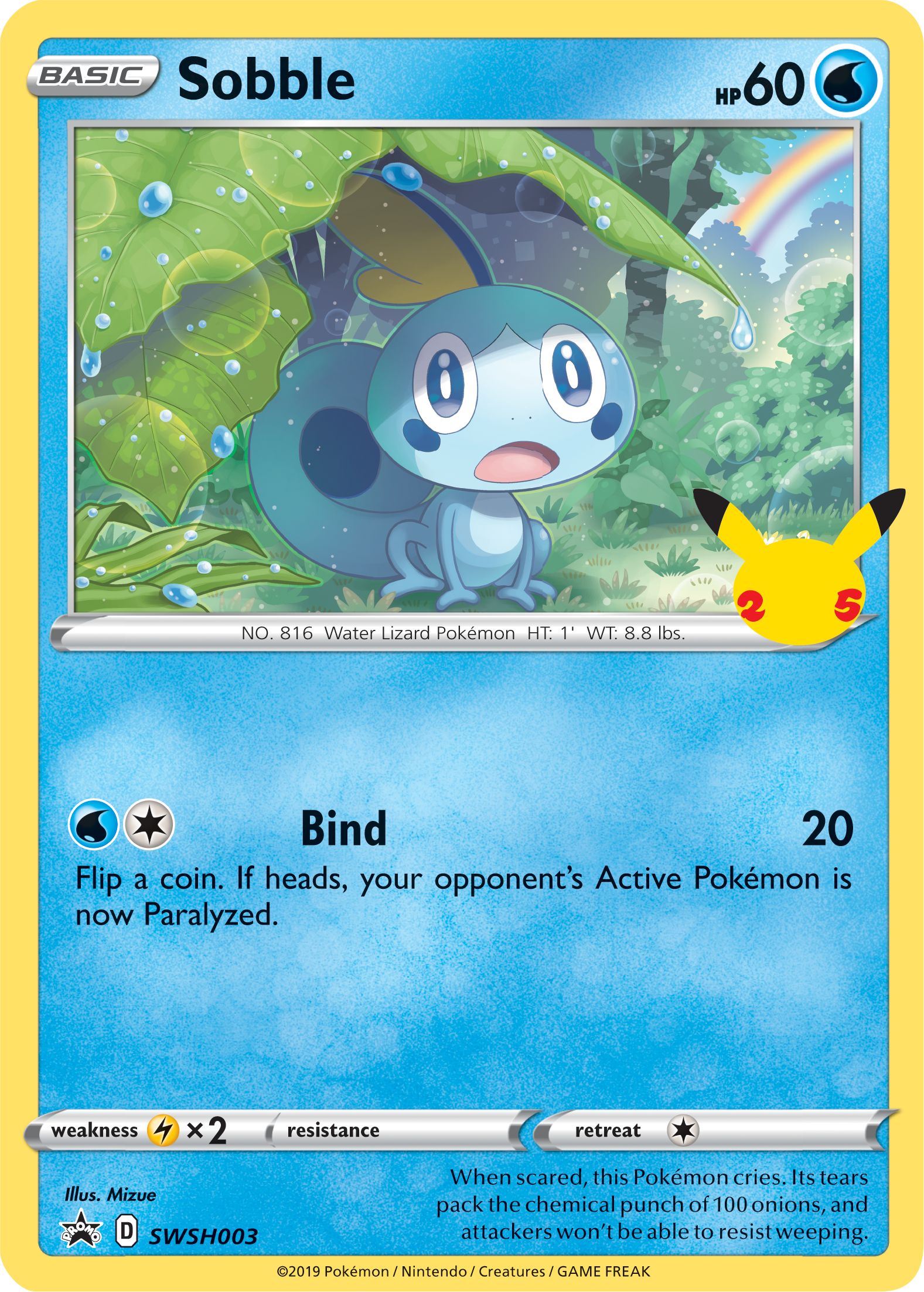 Sobble (SWSH003) (Jumbo Card) [First Partner Pack] | Mindsight Gaming