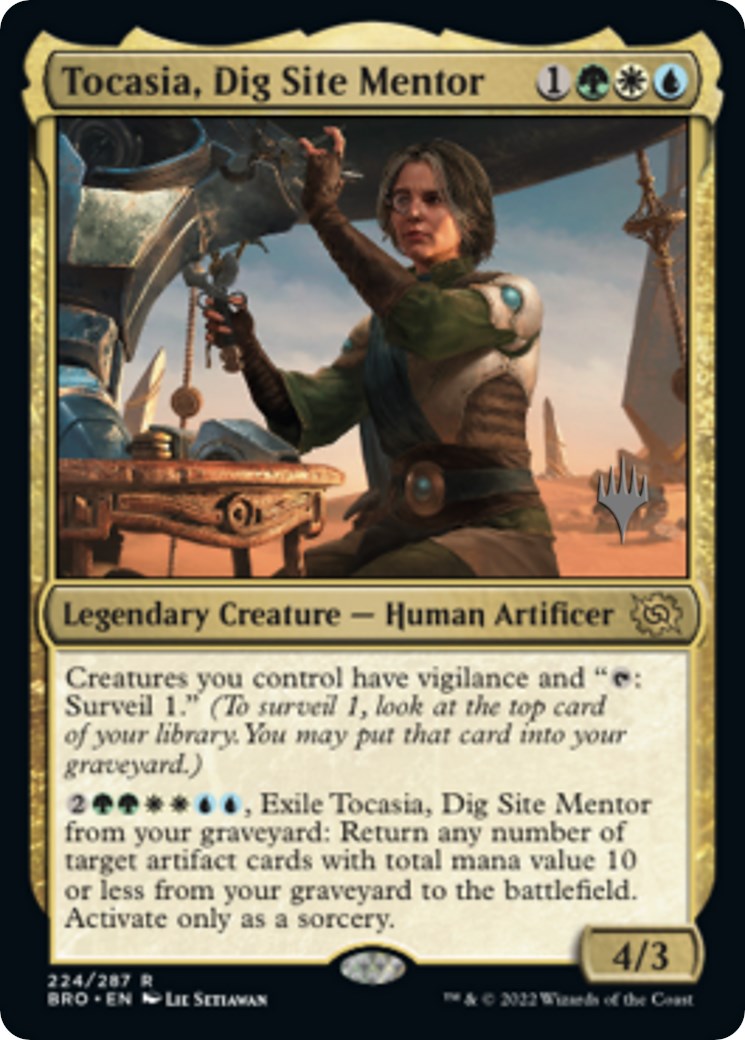 Tocasia, Dig Site Mentor (Promo Pack) [The Brothers' War Promos] | Mindsight Gaming