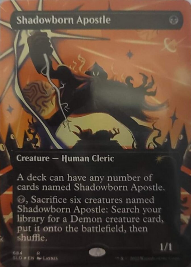 Shadowborn Apostle (Borderless) (684) [Secret Lair Drop Promos] | Mindsight Gaming