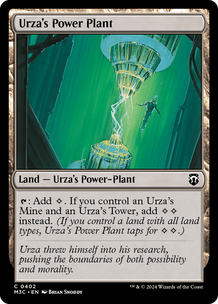 Urza's Power Plant (Ripple Foil) [Modern Horizons 3 Commander] | Mindsight Gaming