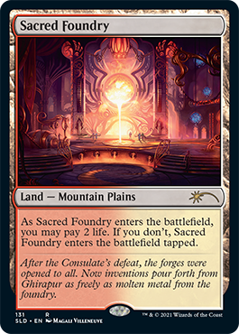 Sacred Foundry [Secret Lair Drop Series] | Mindsight Gaming