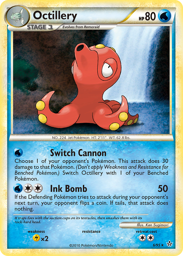 Octillery (6/95) [HeartGold & SoulSilver: Unleashed] | Mindsight Gaming