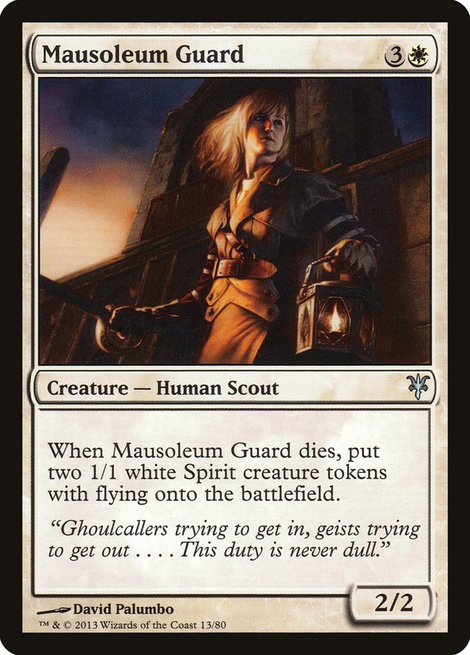 Mausoleum Guard [Duel Decks: Sorin vs. Tibalt] | Mindsight Gaming