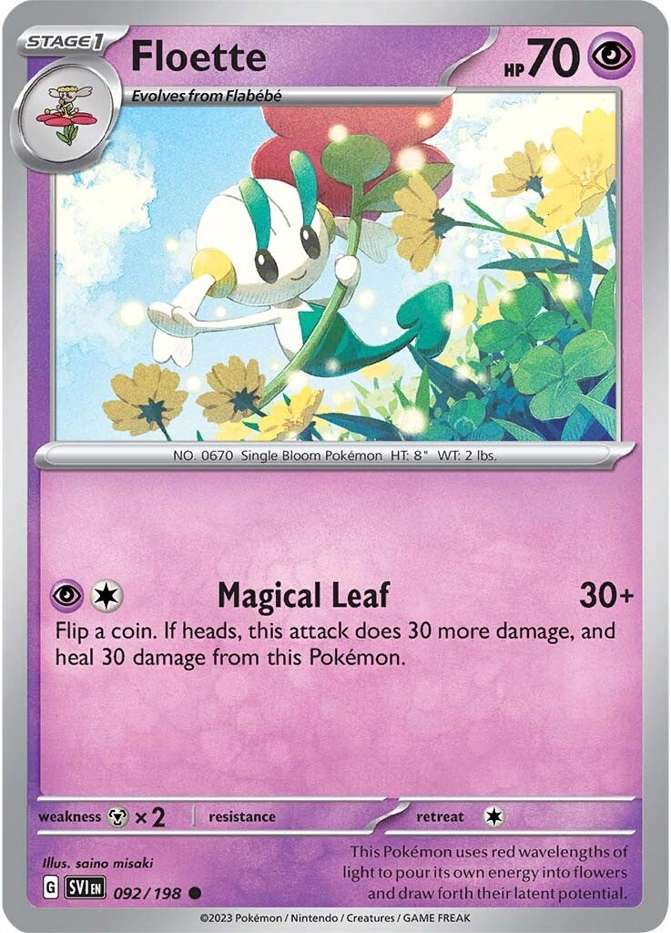 Floette (092/198) [Scarlet & Violet: Base Set] | Mindsight Gaming