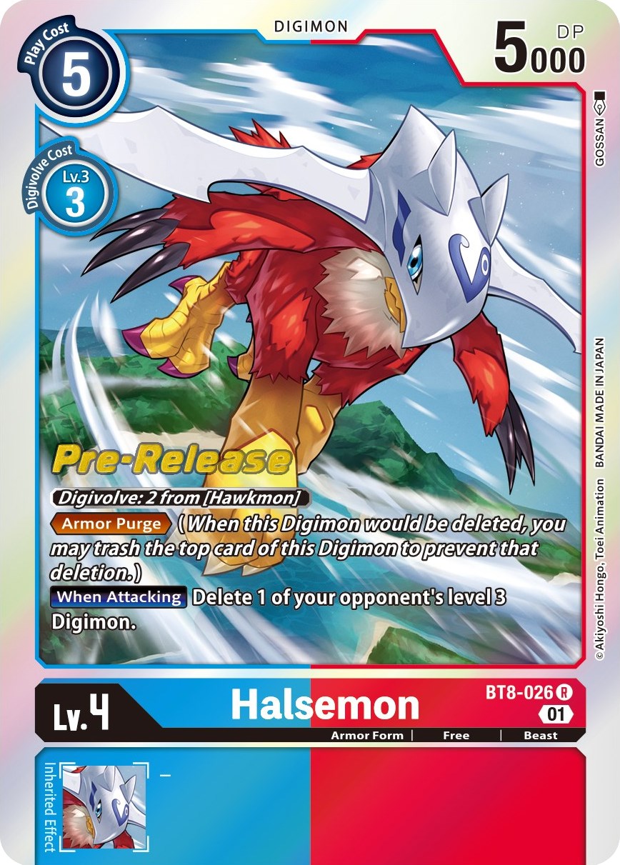 Halsemon [BT8-026] [New Awakening Pre-Release Cards] | Mindsight Gaming