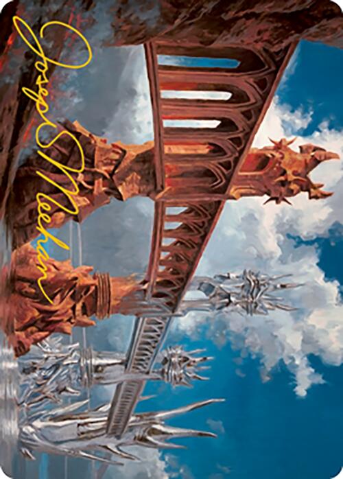 Silverbluff Bridge Art Card (Gold-Stamped Signature) [Modern Horizons 2 Art Series] | Mindsight Gaming