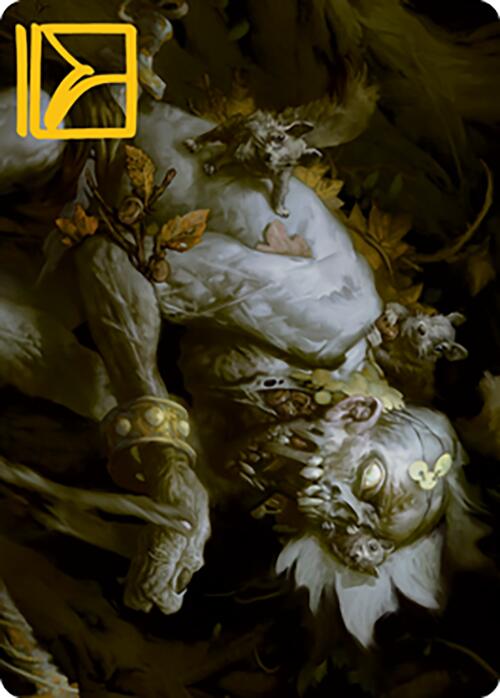 Nested Shambler Art Card (Gold-Stamped Signature) [Modern Horizons 2 Art Series] | Mindsight Gaming