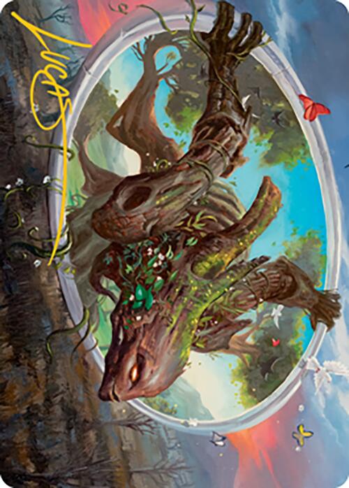 Gaea's Will Art Card (Gold-Stamped Signature) [Modern Horizons 2 Art Series] | Mindsight Gaming