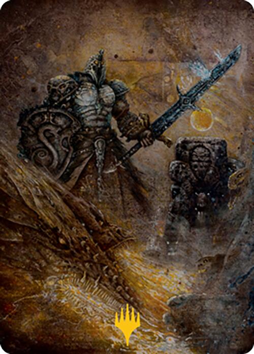 Dakkon, Shadow Slayer Art Card (48) (Gold-Stamped Signature) [Modern Horizons 2 Art Series] | Mindsight Gaming