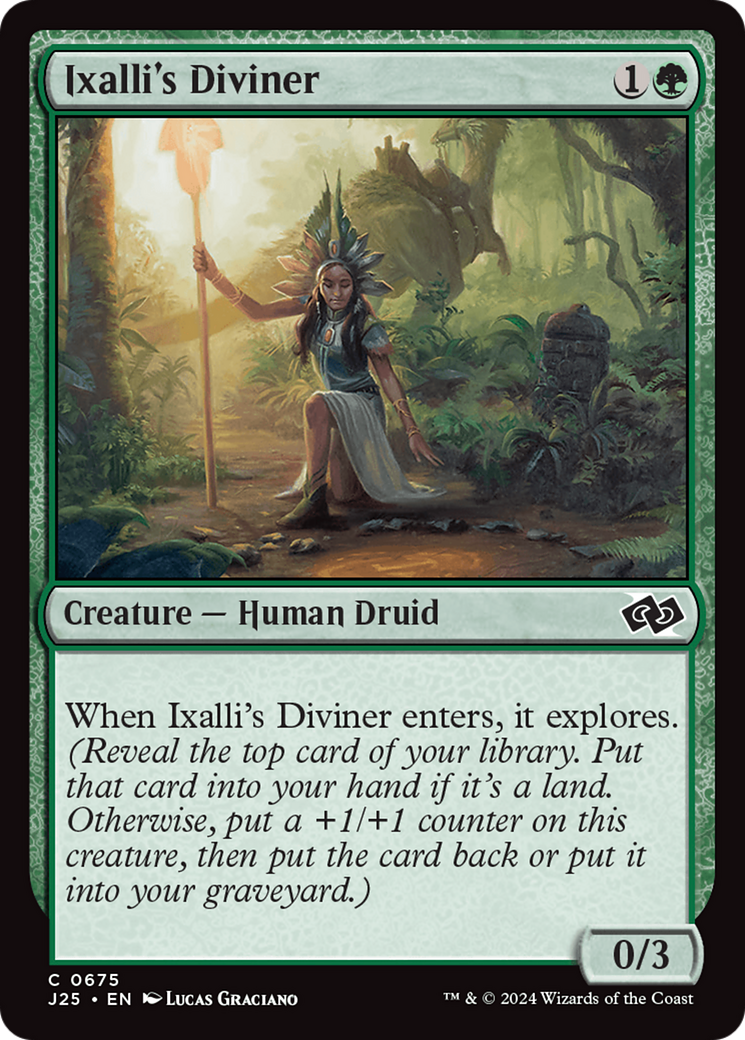 Ixalli's Diviner [Foundations Jumpstart] | Mindsight Gaming