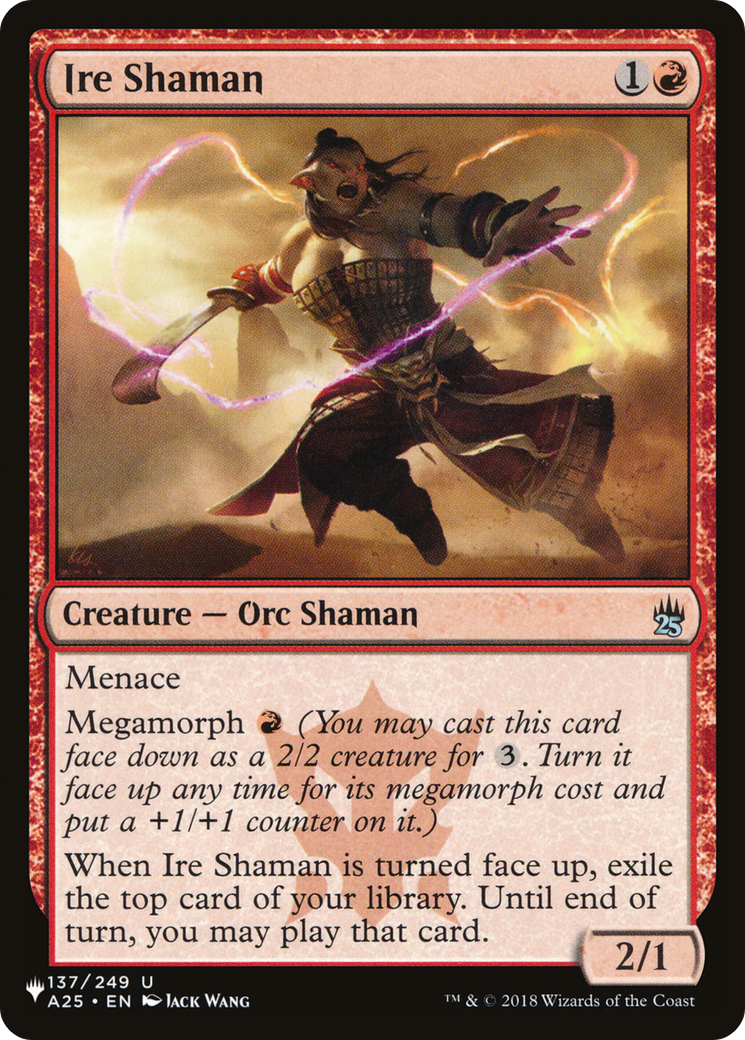 Ire Shaman [The List Reprints] | Mindsight Gaming