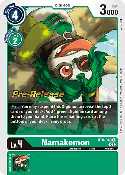 Namakemon [BT8-049] [New Awakening Pre-Release Cards] | Mindsight Gaming