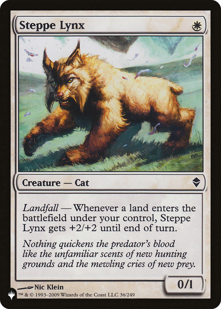 Steppe Lynx [The List Reprints] | Mindsight Gaming