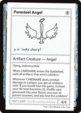 Puresteel Angel (2021 Edition) [Mystery Booster Playtest Cards] | Mindsight Gaming