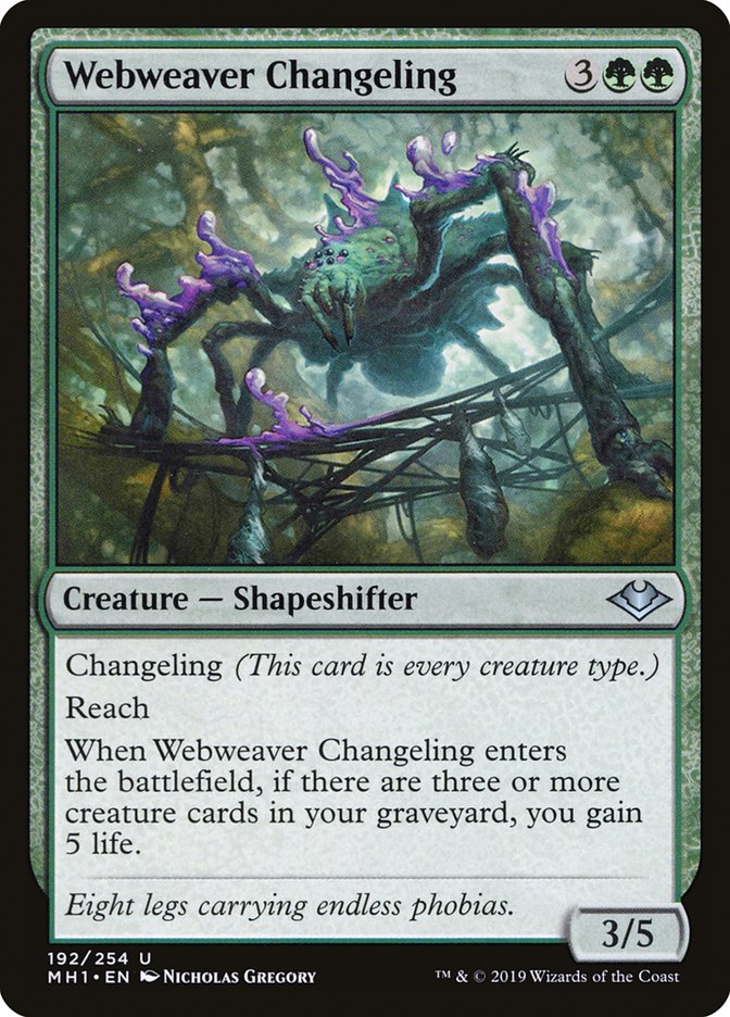 Webweaver Changeling [Modern Horizons] | Mindsight Gaming