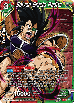 Saiyan Shield Raditz (Winner Stamped) (P-326) [Tournament Promotion Cards] | Mindsight Gaming