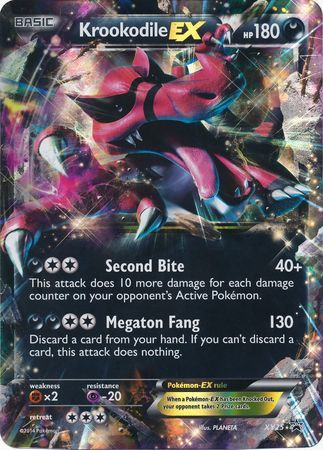 Krookodile EX (XY25) (Jumbo Card) [XY: Black Star Promos] | Mindsight Gaming