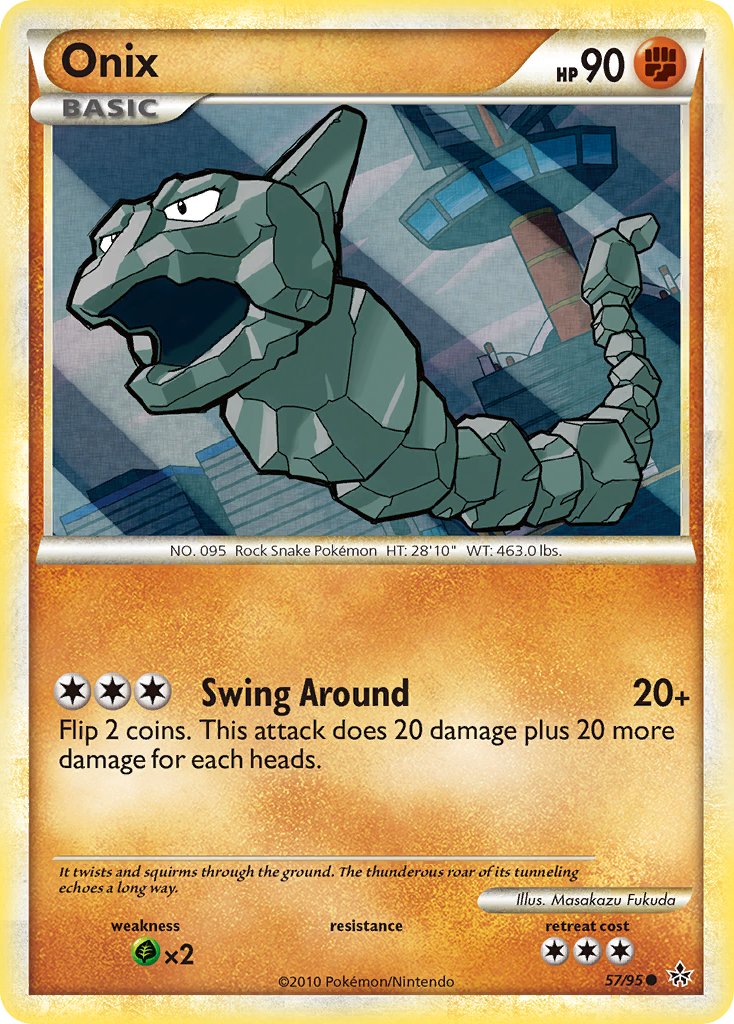 Onix (57/95) [HeartGold & SoulSilver: Unleashed] | Mindsight Gaming