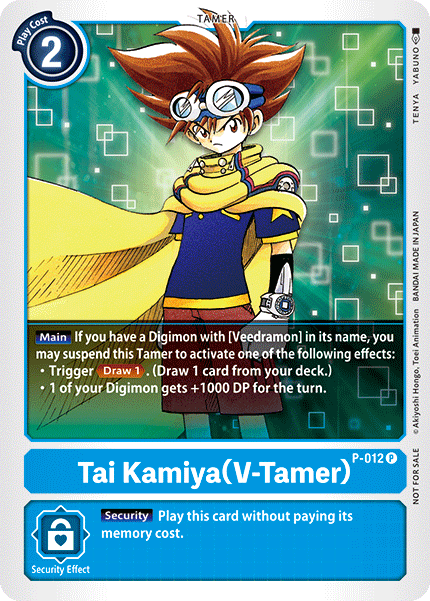 Tai Kamiya (V-Tamer) [P-012] [Promotional Cards] | Mindsight Gaming
