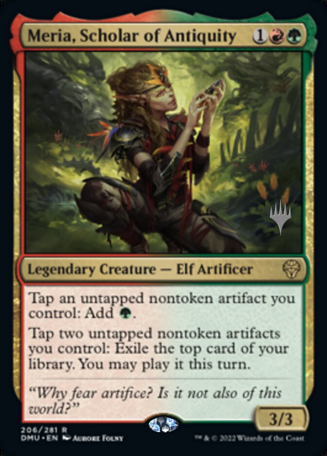 Meria, Scholar of Antiquity (Promo Pack) [Dominaria United Promos] | Mindsight Gaming