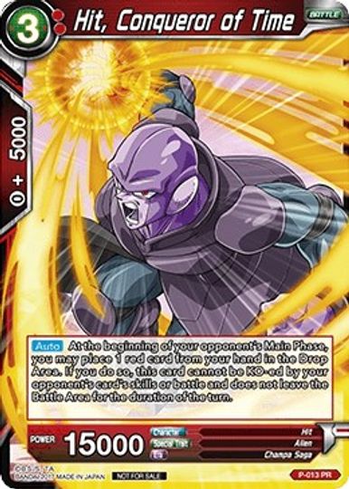 Hit, Conqueror of Time (P-013) [Promotion Cards] | Mindsight Gaming