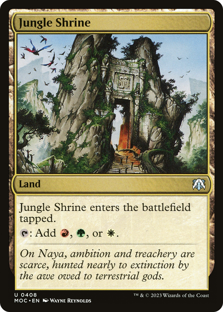 Jungle Shrine [March of the Machine Commander] | Mindsight Gaming