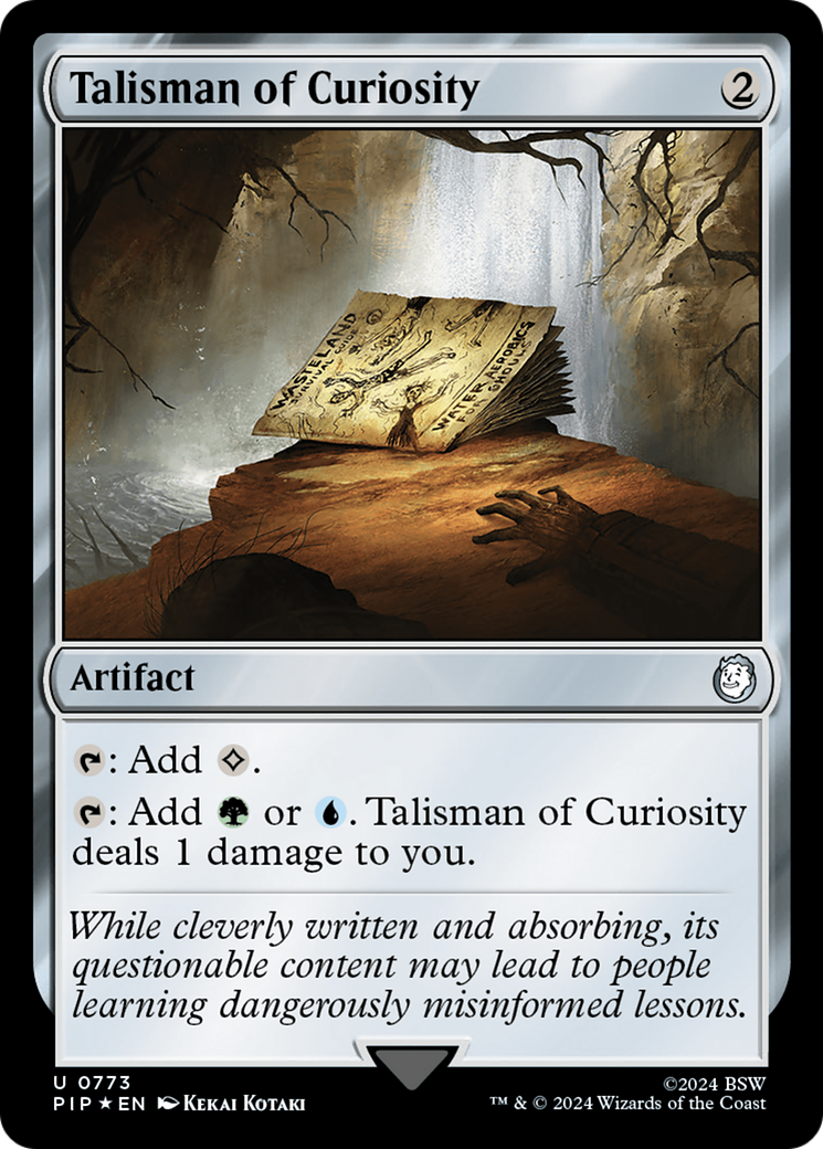 Talisman of Curiosity (Surge Foil) [Fallout] | Mindsight Gaming