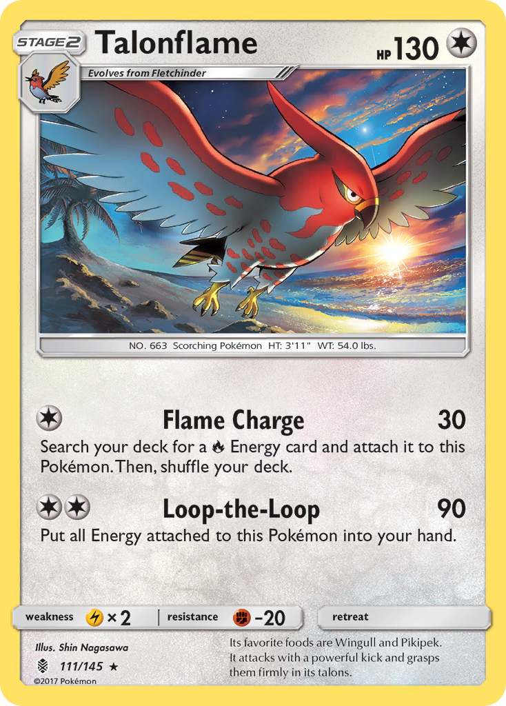 Talonflame (111/145) [Sun & Moon: Guardians Rising] | Mindsight Gaming