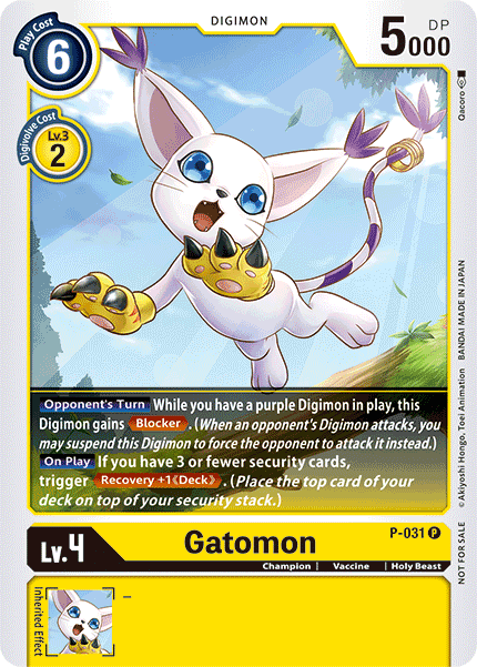 Gatomon [P-031] [Promotional Cards] | Mindsight Gaming