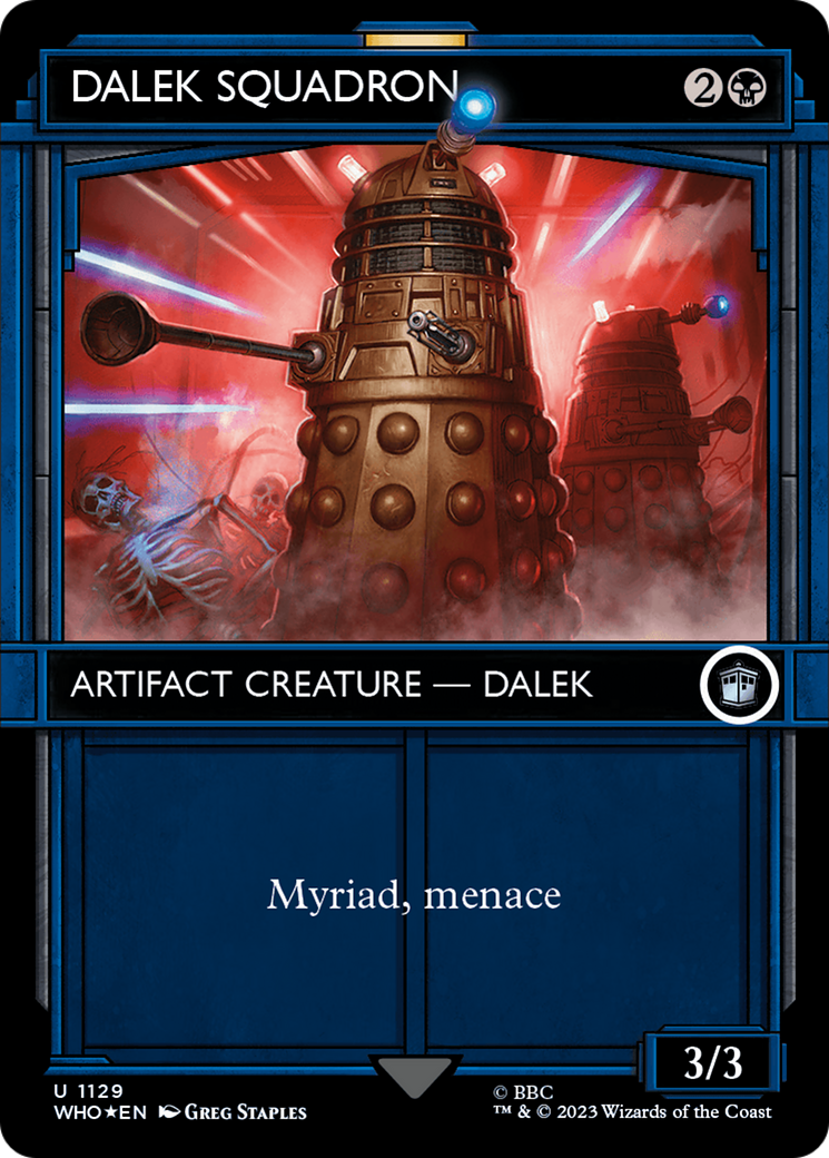 Dalek Squadron (Showcase) (Surge Foil) [Doctor Who] | Mindsight Gaming