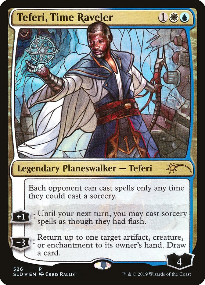 Teferi, Time Raveler (Stained Glass) [Secret Lair Drop Promos] | Mindsight Gaming