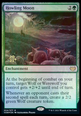 Howling Moon [Innistrad: Crimson Vow Prerelease Promos] | Mindsight Gaming