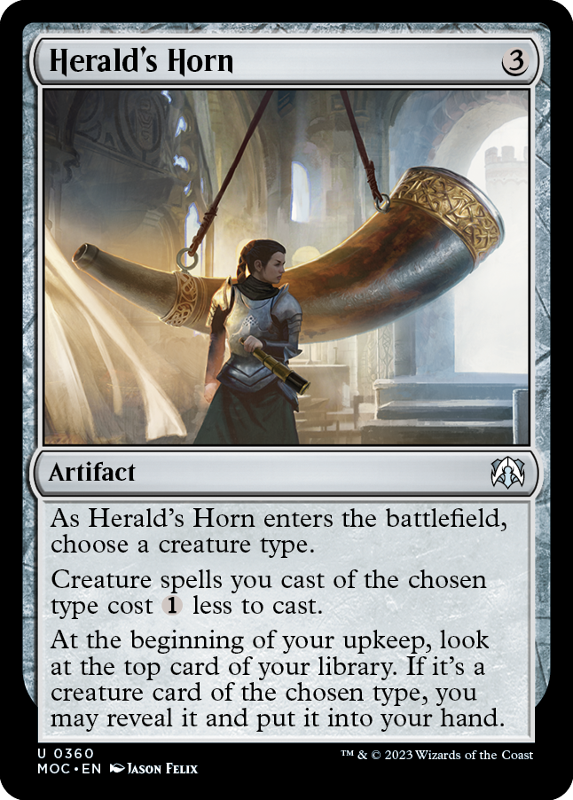 Herald's Horn [March of the Machine Commander] | Mindsight Gaming