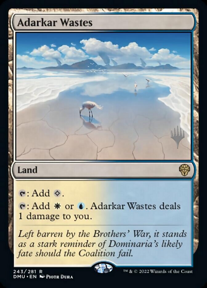 Adarkar Wastes (Promo Pack) [Dominaria United Promos] | Mindsight Gaming