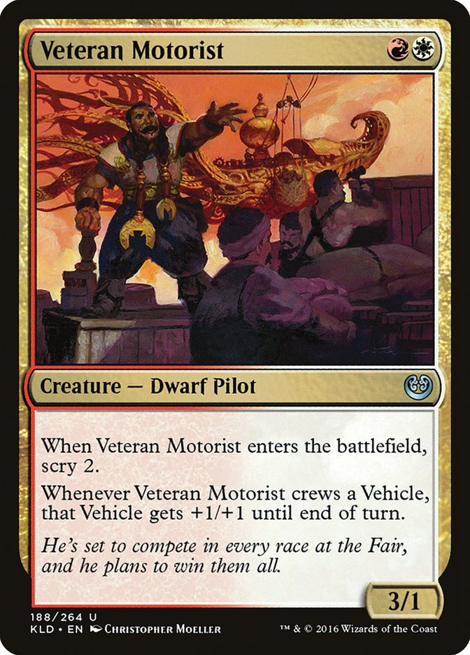 Veteran Motorist [Kaladesh] | Mindsight Gaming