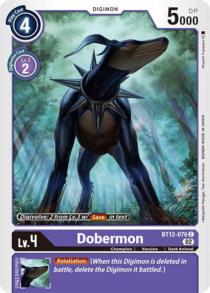 Dobermon [BT12-076] [Across Time] | Mindsight Gaming