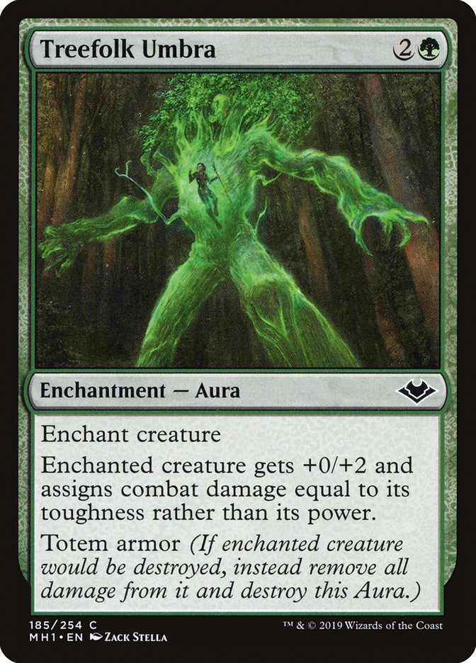 Treefolk Umbra [Modern Horizons] | Mindsight Gaming