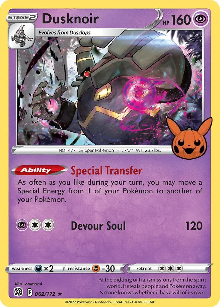 Dusknoir (062/172) [Trick or Trade] | Mindsight Gaming