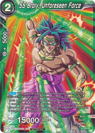 SS Broly, Unforeseen Force (Expansion 4/5 Sealed Tournament) (P-125) [Promotion Cards] | Mindsight Gaming