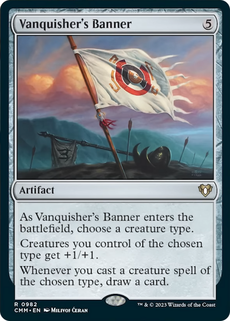 Vanquisher's Banner [Commander Masters] | Mindsight Gaming