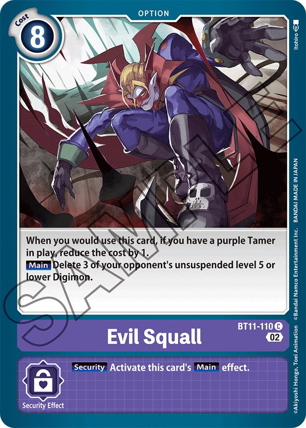 Evil Squall [BT11-110] [Dimensional Phase] | Mindsight Gaming