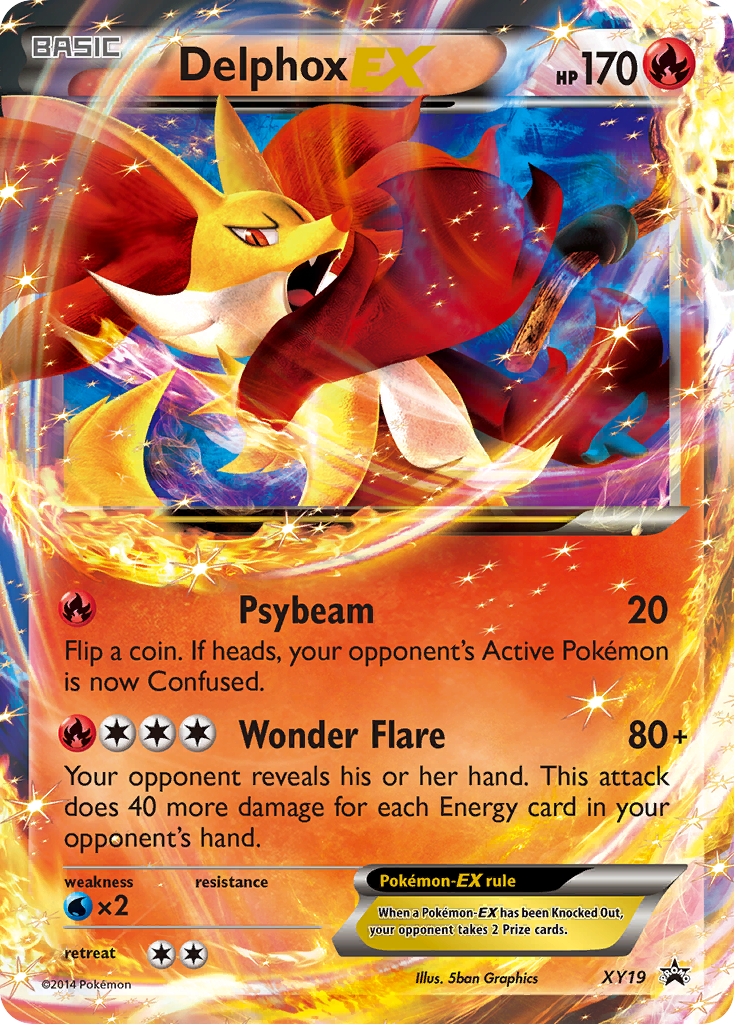 Delphox EX (XY19) [XY: Black Star Promos] | Mindsight Gaming